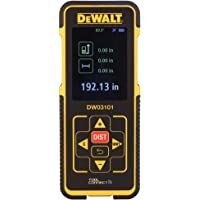 Dewalt DW03101-XJ DW03101-XJ-Medidor láser de distancias con Alcance de 100m- 0 W- 0 V- Negro Y Amarillo